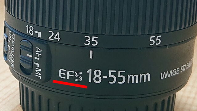 Canon EF-Sマウント