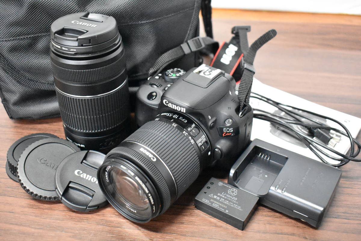 カメラ デジタルカメラ Canon（キャノン）EOS Kiss X7 ダブルズームキット │ カメラ買取 